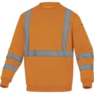 ASTRAL SUDADERA DE MULETÓN POLIÉSTER/ALGODÓN ALTA VISIBILIDAD